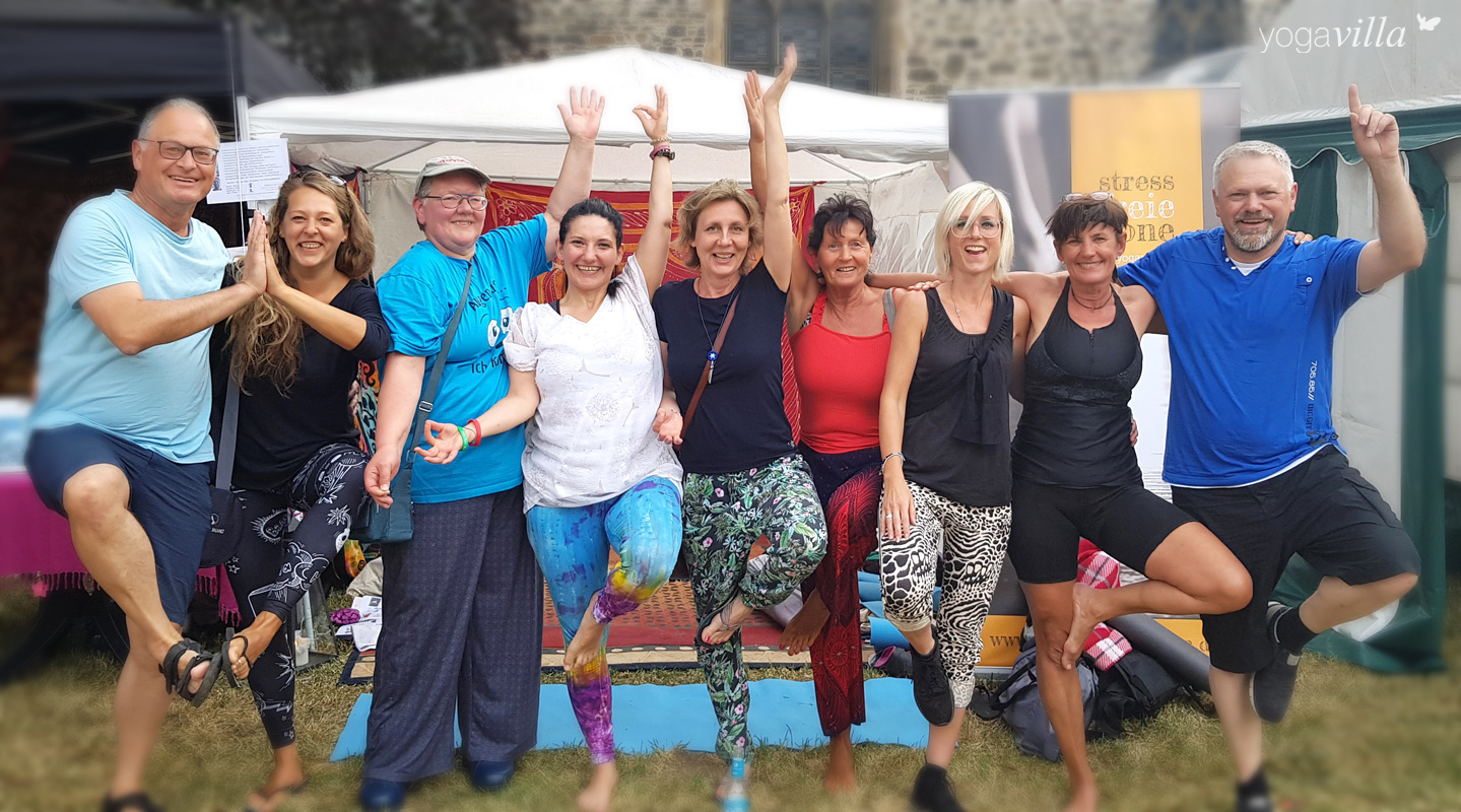 Yoga auf dem Friedensfest 2019