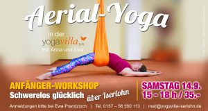 Aerial-Yoga in der yogavilla Iserlohn