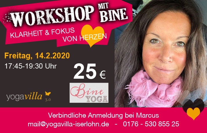 Workshop mit Bine - Klarheit und Focus von Herzen