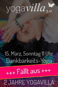 Dankbarkeistyoga fällt aus