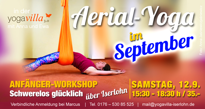 12.09.2020 – Aerial-Yoga, Anfänger-Workshop