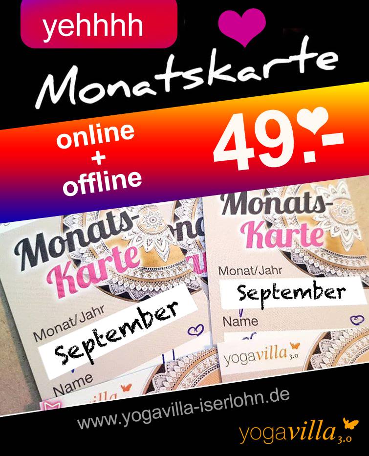 Monatskarte September